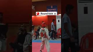 🔴Round kick  taekwondo youtube teakwondonetwork martialartschampionship karate [upl. by Claretta]