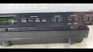 Vintage 1980s Yamaha TX81Z FM Tone Generator Sound Synthesizer [upl. by Allekim]