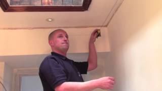 Plaster Coving Installation  How to Measure up a Cornice [upl. by Anhpad839]