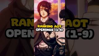 Ranking Every AOT Opening 19 [upl. by Alaet]