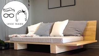 Simple DIY Lounge Sofa Made With Plywood and Twin Size Mattress [upl. by Stock]