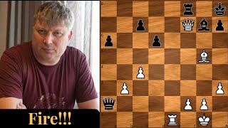 Fire On The Board  Alexey Shirovs Move Of The Day  Shirov vs Bachmann  Chess Games [upl. by Evannia]