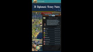 How to get a Diplomatic Victory in Civ 6 Gathering Storm [upl. by Berkow]