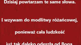 WZYWAM DO MODLITWY RÓŻAŃCOWEJ [upl. by Falk997]