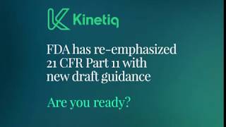 21 CFR Part 11 Compliance [upl. by Asinet]