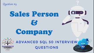 Sales Person and Company  Advanced SQL Interview Questions  Data Engineer Interview Question [upl. by Benedic]