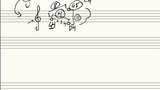 Lesson 17 review of C clefs and the treble and bass clefs [upl. by Orville]