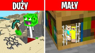 NAJWIĘKSZY PALION vs NAJMNIEJSZY LOLO i BOLO w Minecraft 😱 [upl. by Jillana]