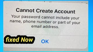 How to fix your password cannot include your name phone number or part of your email address [upl. by Dibbell]