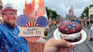 Disney’s Magic Kingdom  4th Of July Fireworks amp NEW Food amp Drinks  NEW PeopleMover Changes [upl. by Cottle234]