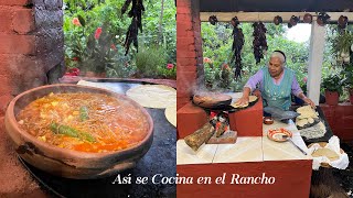 En el Rancho Nos Gusta Comer la CARNE DESHEBRADA Así y Con Tortillas Recién Hechas [upl. by Achorn]