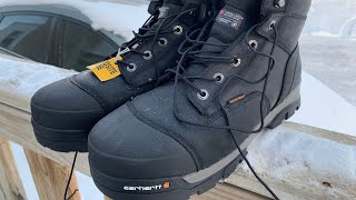 CARHARTT Mens Ground Force Insulated Work Boot Safety Toe Cmr8959 [upl. by Merete]