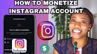 How to Monetize Your Instagram Account  Step by Step [upl. by Wexler934]