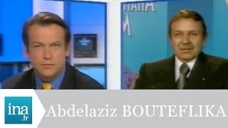 Abdelaziz Bouteflika quotJai lintention daller devant le peuple algérienquot  Archive INA [upl. by Iccir]