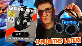 SteelSeries Nova Pro Wireless Review 6 Month Later amp Wicked Cushions Install [upl. by Elagiba]