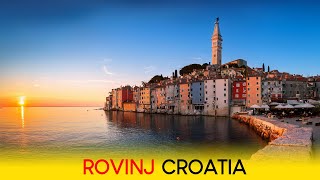 ROVINJ Croatia Sunset Walking Tour 4K Like Youve Never Seen Before [upl. by Adranoel730]