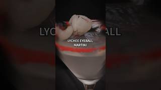 Lychee Eyeball Martini  The Spookiest Halloween Cocktail lychee soju cocktail [upl. by Colin810]