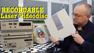 RECORDABLE ‘Laserdisc’  Sony CRVdisc [upl. by Nilloc]