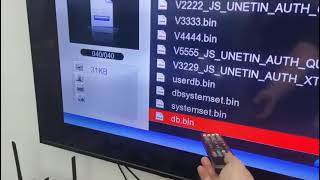 Export Channel List DB BIN file from the V6S V9S V6S MINI to a USB disc [upl. by Reffotsirhc]