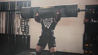 Tom Hibbert Official Log Clean amp Press World Record u90kg 166kg365lbs Long Version [upl. by Ashleigh]