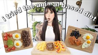 I Tried the Animal Based Diet for a Week  amazing results [upl. by Atteuqahs]