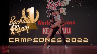 Campeones Bachata Spain 2022 KENZ Y JULI [upl. by Maghutte]