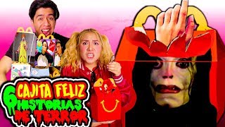 6 historias de terror de la CAJITA FELIZ a las 3AM  Payaso y Juguetes Captados EN CÁMARA [upl. by Gwendolin]