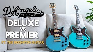 DAngelico Deluxe vs Premier Brighton Guitar Brighton Solidbody Guitar Demo amp Review [upl. by Danika485]