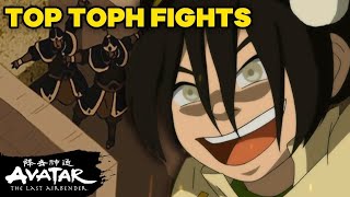 Tophs Best Fight Scenes Ever 🦶  Avatar The Last Airbender [upl. by Lud828]