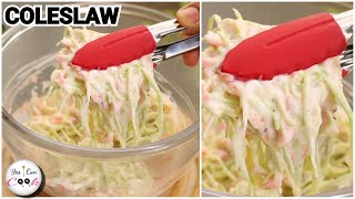 Coleslaw Recipe by YES I CAN COOK [upl. by Nosnev208]