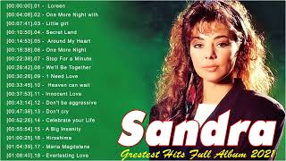 The Best Of Sandra Greatest Hits Full Album 2021  Sandra Best Songs Of All Time [upl. by Kettie]