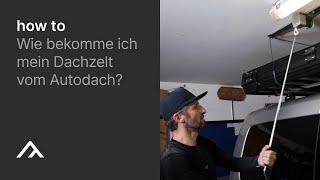 qeedo  Freedom Dachzelte  How to  Wie bekomme ich mein Dachzelt vom Autodach [upl. by Neyrb]