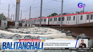 DOTr  Phase 1 ng LRT1 Cavite extension hanggang Dr Santos Station sa Parañaque  Balitanghali [upl. by Gelman]