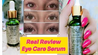 Eye Brow or Eye Lashes ko bara Karne Wala serum  SL Basic eye Care Serum review [upl. by Ledif]