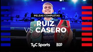 Rodrigo Ruiz vs Rubén Casero  Boxeo de Primera  TyCSports [upl. by Lux]