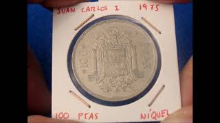 100 Pesetas 1975 Juan Carlos I [upl. by Rickart461]