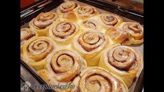 Cinnabon – amerikai fahéjas tekercs recept [upl. by Merth917]