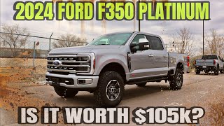 2024 Ford F350 Platinum Tremor Is It Really Better Than The AT4X [upl. by Elisee]