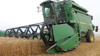 Grain harvest 2256  John Deere 48 meters [upl. by Mowbray39]