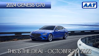 2024 Genesis G70 – This Is The Deal [upl. by Pollie]