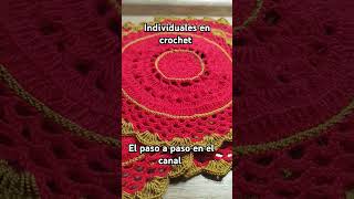 Él paso a paso en el canal individuales en crochet aprendeatejer ateyacrochet [upl. by Victoria]