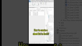 How to create a sheetlist in Revit revitbim autodeskrevit [upl. by Uy]