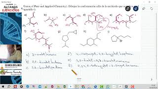 TEMA 1 ALCANOS  EJERCICIO 12 Parte 1 NOMBRAR LOS SIGUIENTES ALCANOS Y CICLOALCANOS SEGÚN IUPAC [upl. by Lissak]