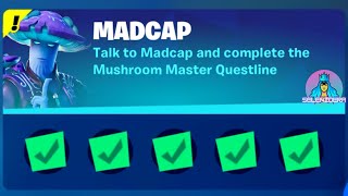 Talk to Madcap and Complete the Mushroom Master Questline  Fortnite Chapter 2 Season 8 [upl. by Htaek]