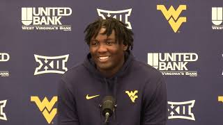 WVU Football Asani Redwood Press Conference  93024 [upl. by Attenrad]