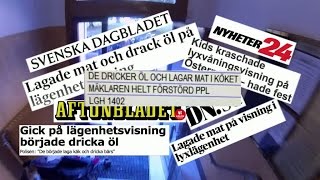 Kapar lägenhetsvisningen  dricker öl amp lagar mat  Samhällsjudo TV4 [upl. by Hegyera]