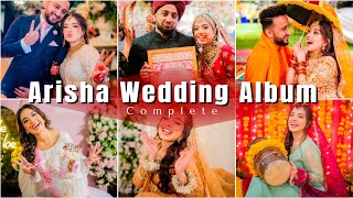 Arisha Razi Khan Wedding ALBUM 2024  Arisha Ki Shaadi Ki Beautiful 😍 Picture  Enjoy Blossom [upl. by Anneiv]