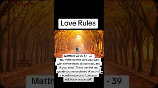 The Love Rule love peace motivation bibleverse god youtubeshorts health foryou happiness [upl. by Tully]