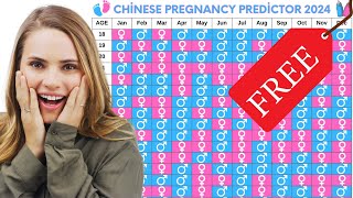 Chinese Calendar Baby Gender Predictor 2024 Chart amp Calculator [upl. by Noak]