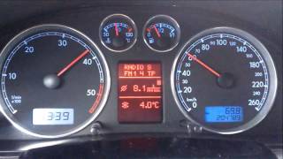 Passat B55 19 tdi 131 ps variant acceleration 0160 kmh [upl. by Anemolihp]